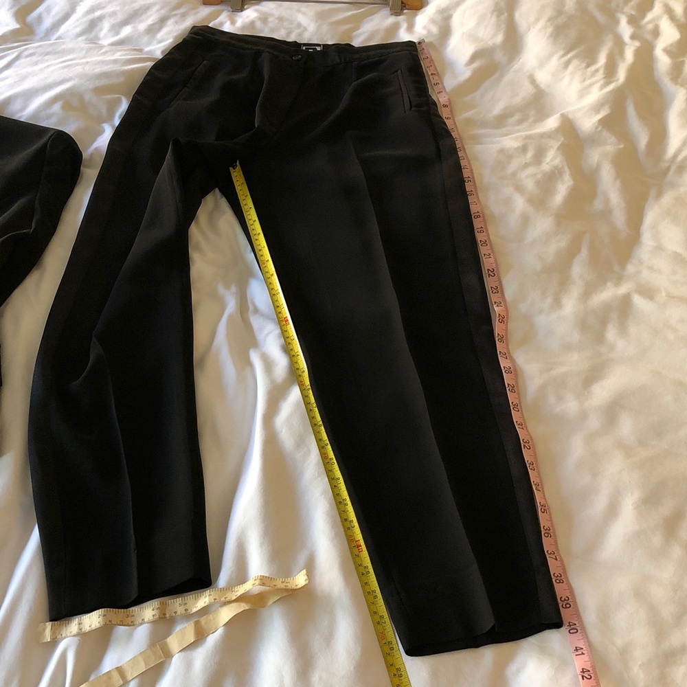 2pc Suit BESTINI PARIS Back To The Office Ready! Tuxedo like lace-up back! Black - Picture 17 of 17